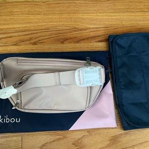 Kibou vegan leather bag (in blush)